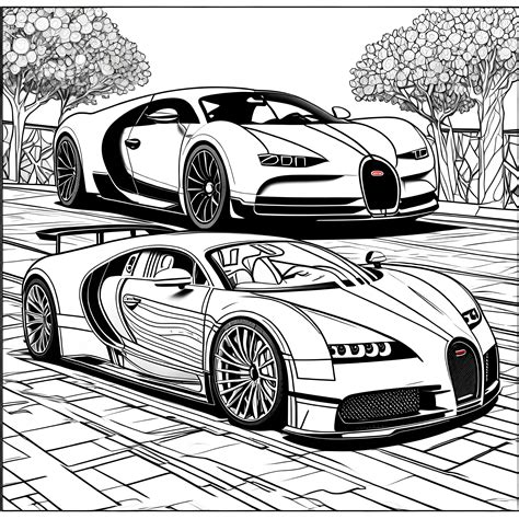 bugatti coloring pages