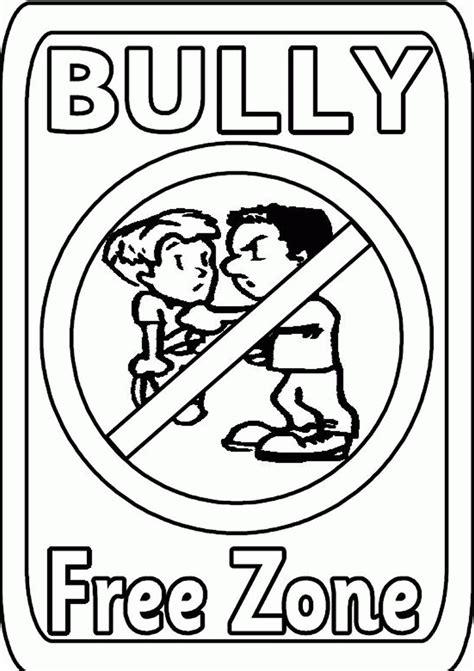 bully coloring pages