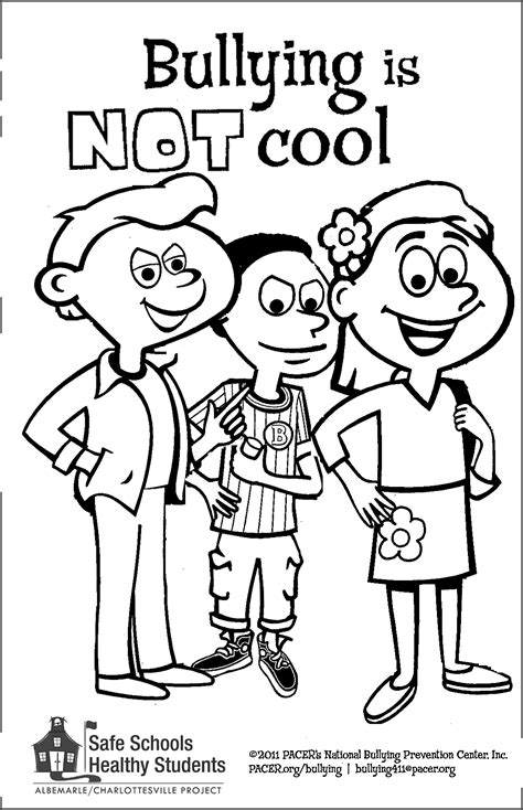 bullying coloring pages