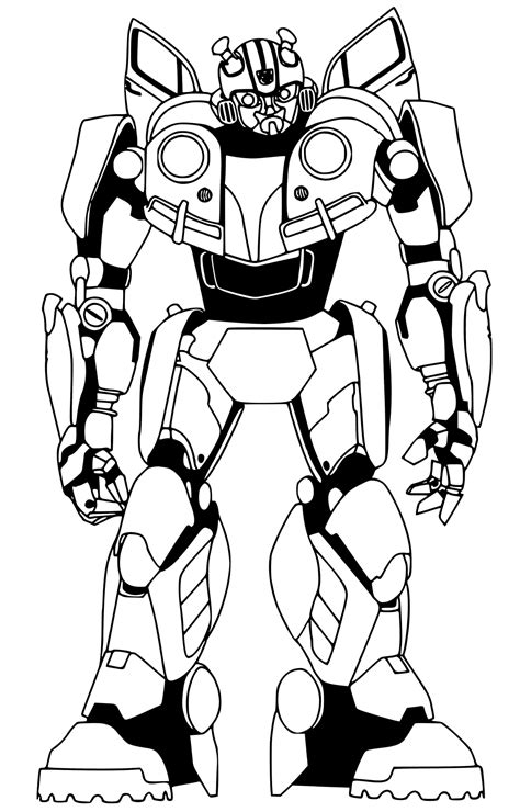 bumblebee transformer coloring pages