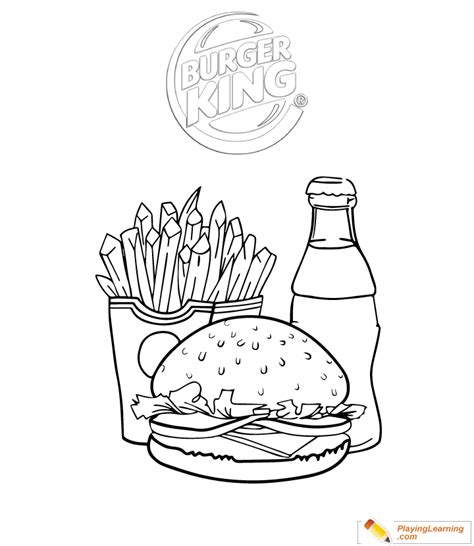 burger king coloring pages