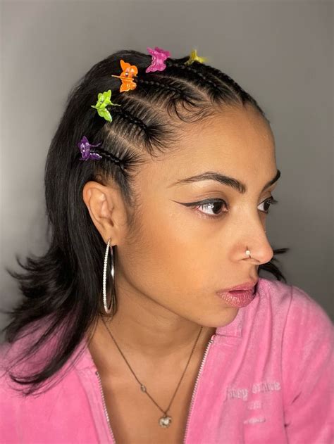 butterfly clip hairstyles short hair