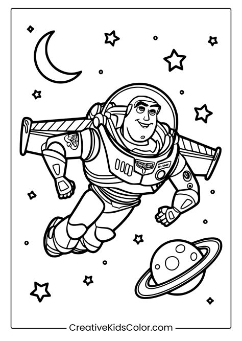 buzz coloring page