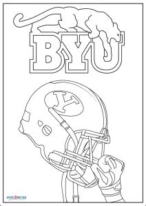 byu coloring pages