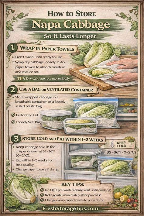 cabbage storage tips
