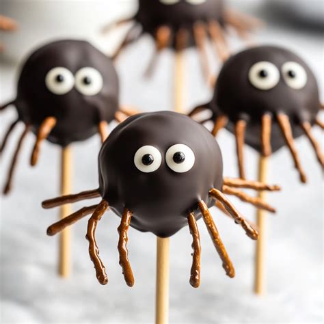 cake pop spiders