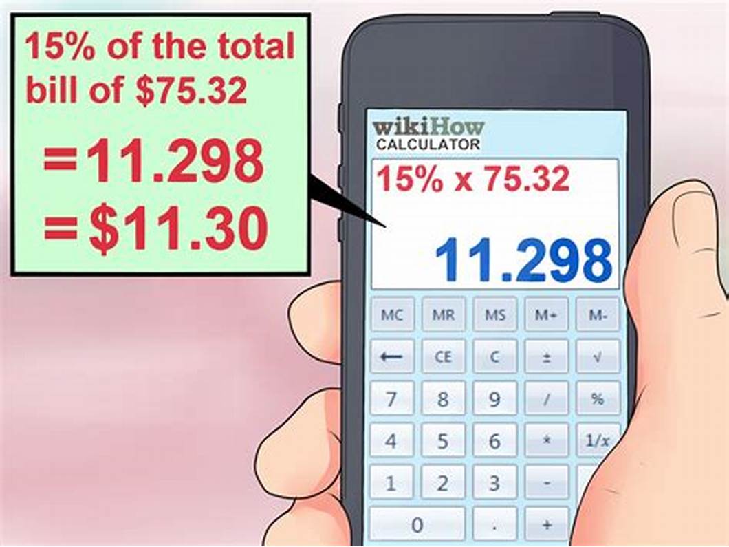 Cara menghitung persen di kalkulator iPhone
