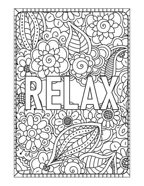 calming coloring pages pdf