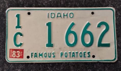 Camas County Idaho license plate