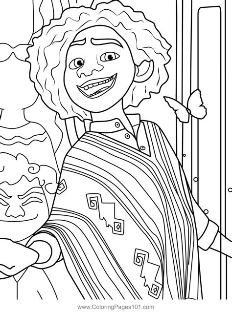 camilo madrigal coloring pages