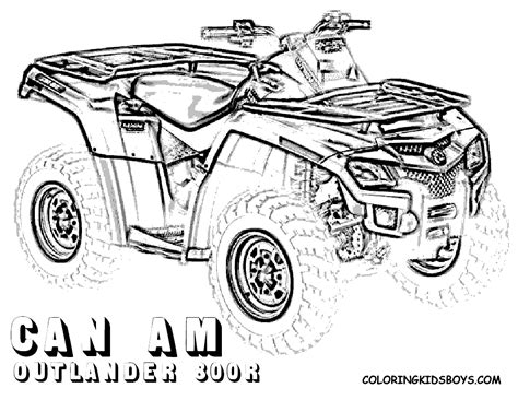 can am coloring pages