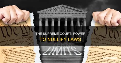 can the supreme court nullify a law