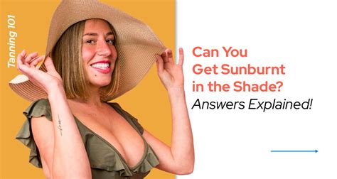 can you get sunburnt in the shade