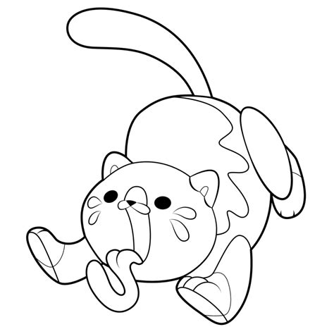 candy cat coloring pages