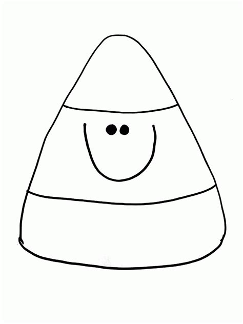 candy corn coloring page