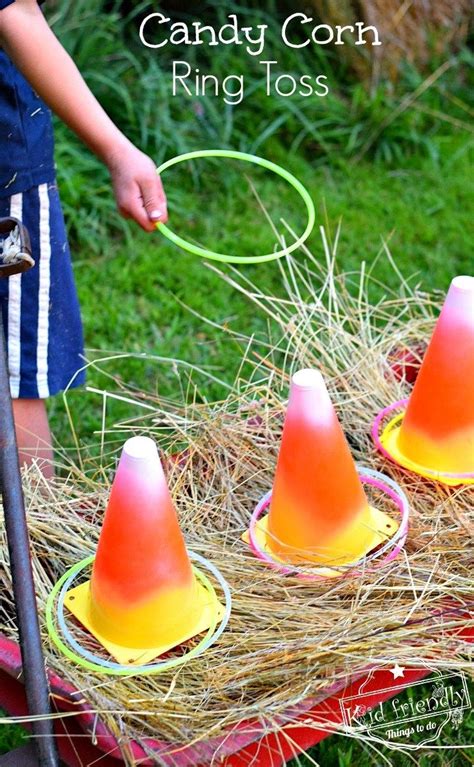 candy corn ring toss
