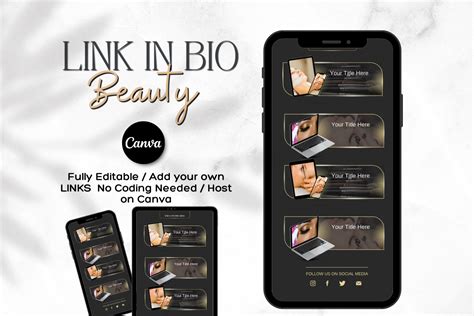 Canva Biography Template