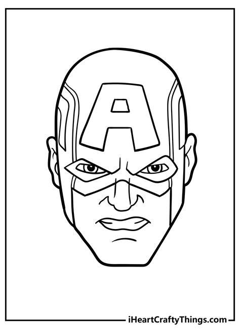 captain america coloring