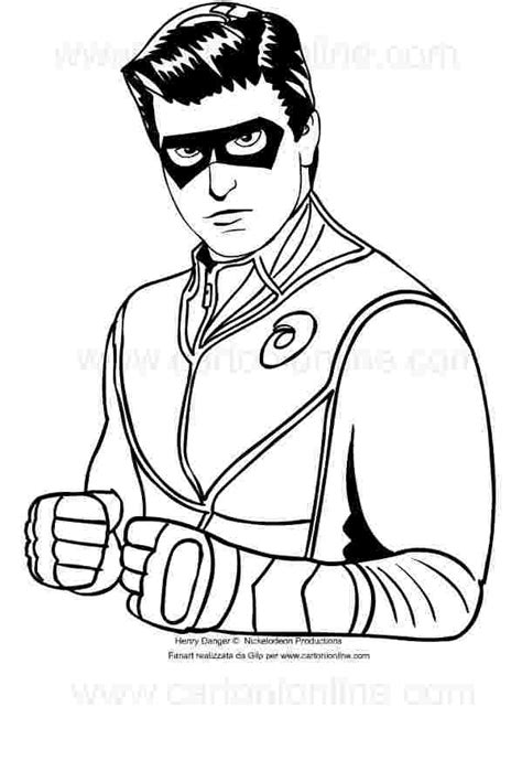 captain man coloring pages