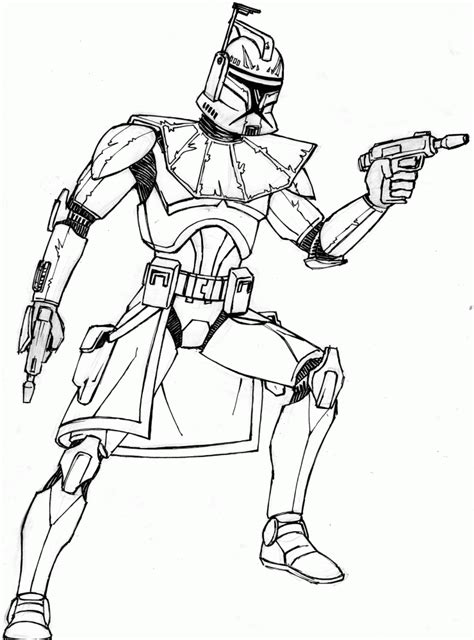 captain rex coloring pages