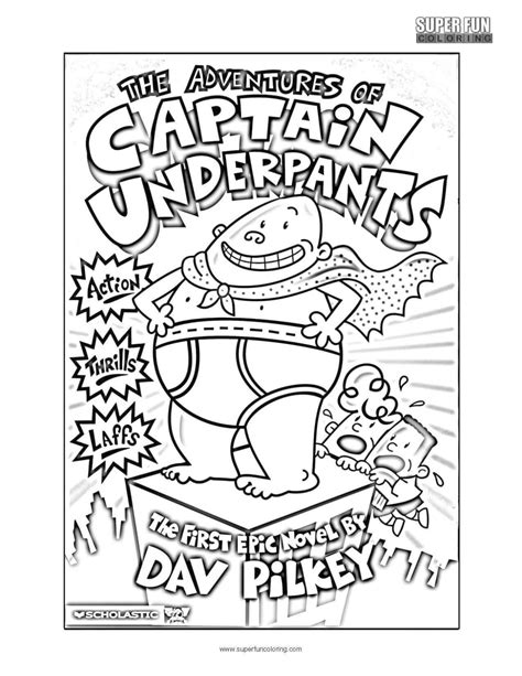 captain underpants coloring pages