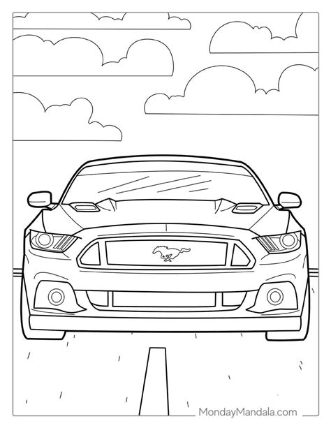 car coloring pages pdf