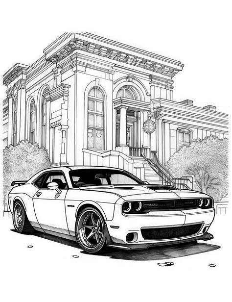 car colouring in