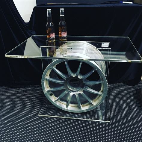 car rim table