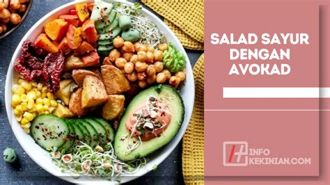 Cara Membuat Salad Bayam dan Avokad