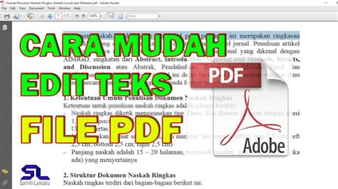 cara menambahkan teks di aplikasi pdf windows 7