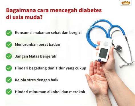 cara mengatasi diabetes di usia muda