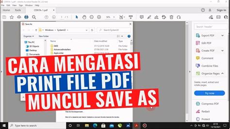 cara mengatasi file pdf yang tidak bisa di print