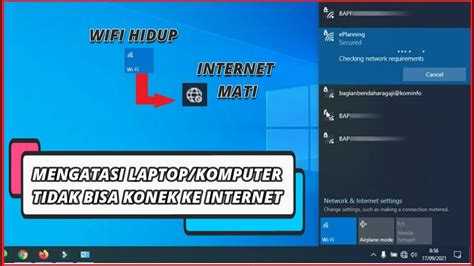 cara mengatasi laptop tidak bisa konek internet