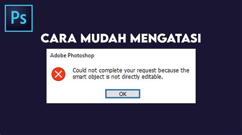 cara mengatasi photoshop could not complete your request