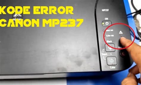 cara mengatasi printer canon mp237 lampu kuning berkedip