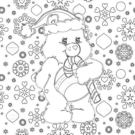 care bear christmas coloring pages