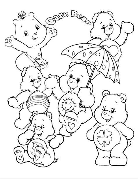 care bear coloring page