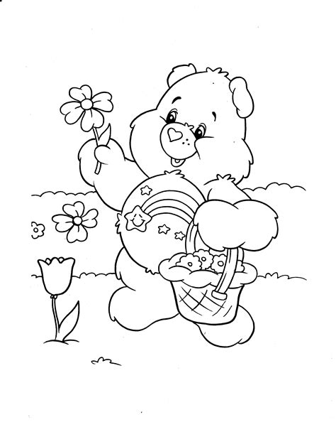 care bears printable coloring pages