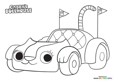 carlita gabby's dollhouse coloring pages