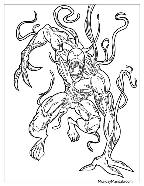 carnage coloring pages