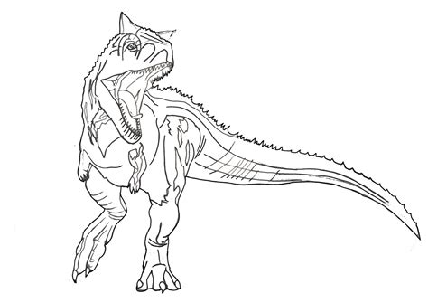 carnotaurus coloring pages