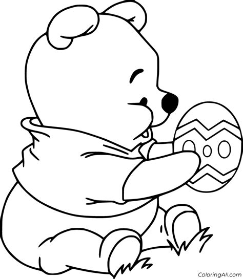 cartoon easter coloring pages