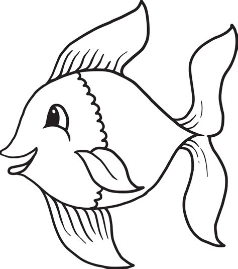 cartoon fish coloring pages