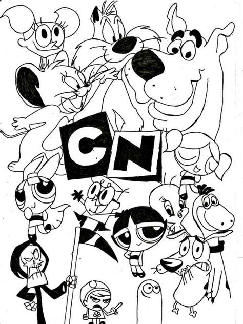 cartoon network coloring pages