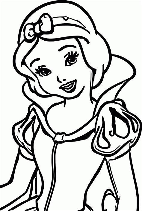 cartoon princess coloring pages
