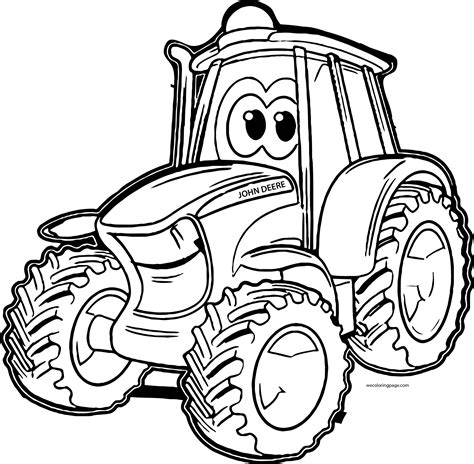 case tractor coloring pages