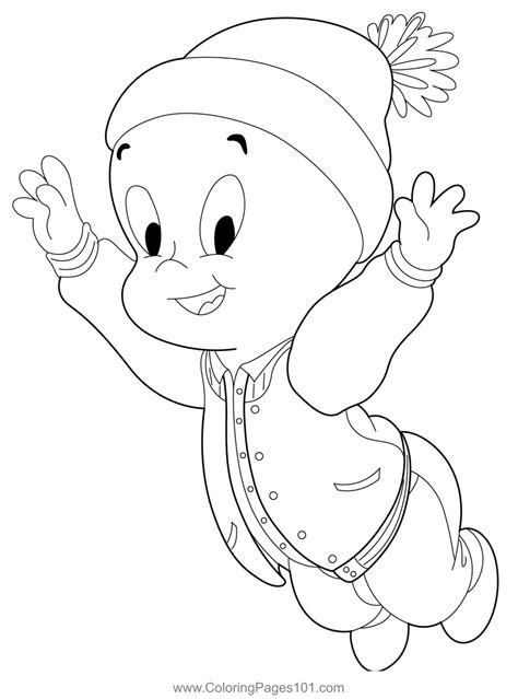 casper coloring pages