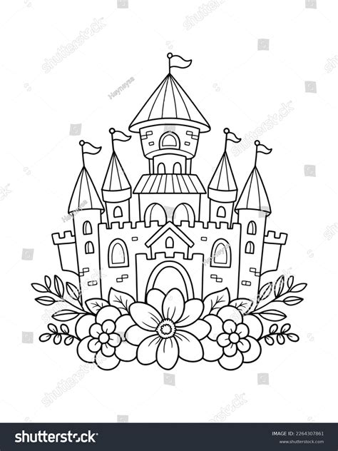 castle colouring pages