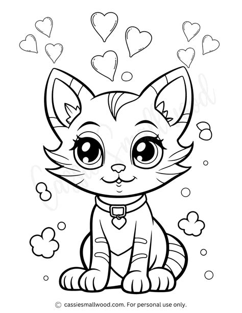 cat coloring book pdf