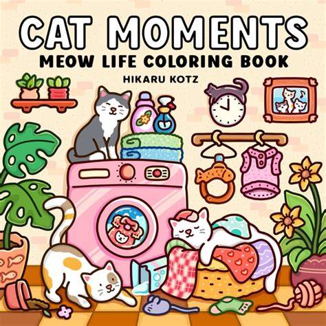 cat coloring books